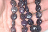 12mm Dark Purple Lepidolite Gemstone Grade AB Flat Round Loose Beads 8 inch Half Strand (90187865-655)