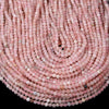 3MM Natural Rose Quartz Gemstone Grade AA Round Loose Beads 15 inch Full Strand (80016374-P60)