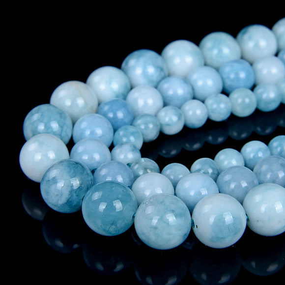 Larimar Quartz Gemstone Grade AAA Round 6MM 8MM 10MM Loose Beads (D27)