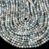 6MM Natural Aquamarine Gemstone Grade A Faceted Round Loose Beads 15 inch Full Strand (80016974-D334)