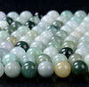Natural Multi Color Burma Jade Gemstone Grade AAA Round 4MM 5MM 6MM 7MM Loose Beads (D223)