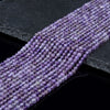 Natural Amethyst Gemstone Grade AA Round 2MM 3MM Loose Beads 15 Inch Full Strand (P63)