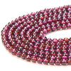 3MM Natural Red Garnet Gemstone Grade AAA Round Loose Beads 15 inch Full Strand (80016370-P60)