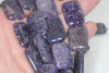 25X18mm Purple Lepidolite Gemstone Grade AA Rectangle Loose Beads 7.5 inch Half Strand (90188845-703C)
