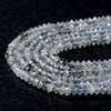3X2MM Natural Labradorite Gemstone Grade AA Bicone Faceted Rondelle Saucer Loose Beads 15 inch Full Strand (80009454-P34)