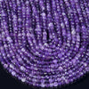 5MM Natural Amethyst Gemstone Grade AA Faceted Square Cube Loose Beads (P68)