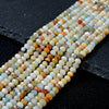 4X3MM Natural Amazonite Gemstone Grade AA Micro Faceted Rondelle Loose Beads (P36)