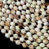 6MM Genuine Australia Turquoise Gemstone Grade AA Faceted Prism Double Point Cut Loose Beads (D212)