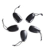 32x18MM Natural Smooth Shungite Gemstone Grade AAA Triangle Pendant 1 Bead (80008564-D49)