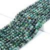 4MM Natural Columbia Emerald Gemstone Grade AA Micro Faceted Square Cube Loose Beads (P68)