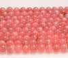 Red Pink Genuine Argentina Rhodochrosite Gemstone Grade AAA Round 4mm 6mm 8mm Loose Beads (924)