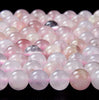 Natural Mozambique Rose Quartz Gemstone Grade AA Round 6MM 8MM 10MM Loose Beads (D217)