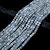 2MM Natural Aquamarine Gemstone Grade A Micro Faceted Round Loose Beads 15.5 inch Full Strand (80008841-P11)