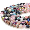 4MM Natural Multi Color Mix Stones Gemstone Grade Micro Faceted Round Loose Beads 15 inch Full Strand (80016320-P56)