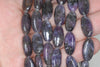 18X9mm Dark Purple Lepidolite Gemstone Grade A Oval Loose Beads 8 inch Half Strand (90187910-659)
