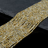 2MM Natural Yellow Labradorite Gemstone Grade AA Micro Faceted Round Loose Beads 15 inch Full Strand (80016801-P65)