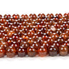 Natural Hessonite Garnet Gemstone Grade AA Round 5MM 6MM 7MM 9MM Loose Beads (D209)