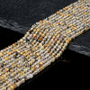 3MM Natural Golden Rutilated Quartz Gemstone Grade AAA Round Loose Beads 15 inch Full Strand (80017285-P74)