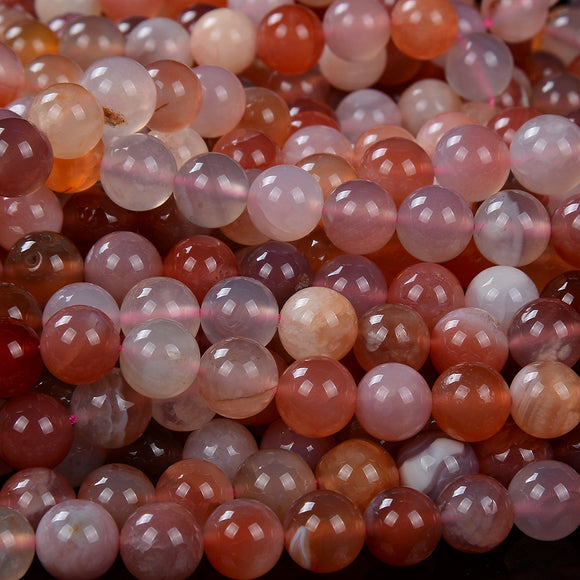Natural African Carnelian Agate Gemstone Grade AAA Round 4MM 5MM 7MM 8MM 9MM Loose Beads (D163)