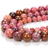 Natural Thulite Gemstone Grade A Round 5MM 6MM 7MM 8MM 9MM 10MM Loose Beads (D201)