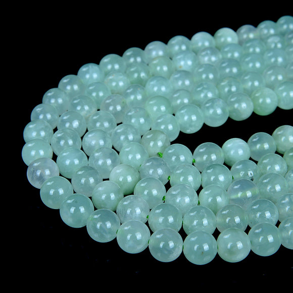 Natural Green Chalcedony Gemstone Grade AAA Round 6MM 8MM Loose Beads (D5)