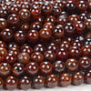 Natural Hessonite Garnet Gemstone Grade A Round 6MM 7MM 8MM 9MM Loose Beads (D211)