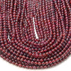 Natural Deep Red Garnet Gemstone Grade AAA Round 3MM 4MM Loose Beads 15 inch Full Strand (P60)