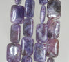 20X15mm Purple Lepidolite Gemstone Grade A Rectangle Loose Beads 7.5 inch Half Strand (90187890-667)