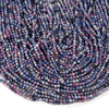 2MM Natural Ruby Sapphire Gemstone Grade AA Micro Faceted Round Loose Beads 15.5 inch Full Strand (80009412-P31)
