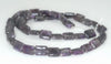 10X8mm Dark Purple Lepidolite Gemstone Grade AB Rectangle Loose Beads 15.5 inch Full Strand (90188392-663)