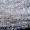 Natural Rainbow Moonstone Gemstone Grade AA Round 7MM 8MM Loose Beads (D384)