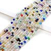 3MM Natural Multi Gemstone Grade AA Micro Faceted Round Loose Beads 15 inch Full Strand (80008833-P10)
