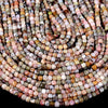 Natural Pink Opal Gemstone Grade A Micro Faceted Cube 4MM 5MM 6MM Loose Beads (P77)