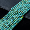 4MM Natural Turquoise Gemstone Round Loose Beads 15.5 inch Full Strand (80009581-P47)