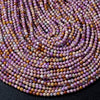 3MM Natural Phosphosiderite Gemstone Grade A Micro Faceted Round Loose Beads 15 inch Full Strand (80009414-P31)