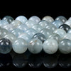 8MM Natural Aquamarine Gemstone Grade AA Round Loose Beads (D408)