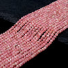 Natural Argentina Rhodochrosite Gemstone Grade AAA Micro Faceted Round 2MM 3MM Loose Beads (P64)