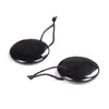 35MM Natural Smooth Shungite Gemstone Grade AAA Flat Round Circle Pendant 1 Bead (80008559-D48)