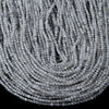 2MM Natural Black Rutilated Quartz Gemstone Grade AA Micro Faceted Round Loose Beads 15 inch Full Strand (80016198-P49)