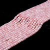 Natural Pink Opal Gemstone Grade AAA Micro Faceted Round 2MM 3MM Loose Beads 15 inch Full Strand (P77)