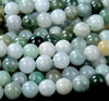 Natural Multi Color Burma Jade Gemstone Grade AAA Round 4MM 5MM 6MM 7MM Loose Beads (D223)