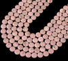 Natural Argentina Rhodochrosite Gemstone Grade A Flat Round Button 14MM 18MM 25MM Loose Beads (D352)