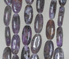 18X9mm Dark Purple Lepidolite Gemstone Grade A Oval Loose Beads 8 inch Half Strand (90187910-659)