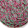 2MM Natural Ruby Zoisite Gemstone Grade AAA Micro Faceted Round Loose Beads 15 inch Full Strand (80016260-P53)
