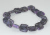 14X14mm Dark Purple Lepidolite Gemstone Grade A Square Loose Beads 8 inch Half Strand (90187899-669)