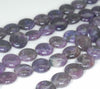 12mm Dark Purple Lepidolite Gemstone Grade AB Flat Round Loose Beads 16 inch Full Strand (90188306-656)