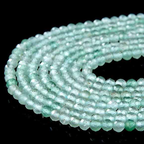 2MM Natural Green Aventurine Gemstone Grade AAA Micro Faceted Round Loose Beads 15 inch Full Strand (80016202-P49)