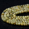 4X3MM Natural Green Apatite Gemstone Grade AA Micro Faceted Rondelle Loose Beads (P36)
