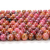 Natural Thulite Gemstone Grade A Round 5MM 6MM 7MM 8MM 9MM 10MM Loose Beads (D201)