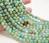 8MM Terra Agate Gemstone Aqua Blue Round Grade Aaa 15.5 Inch Full Strand (80007251-A250)